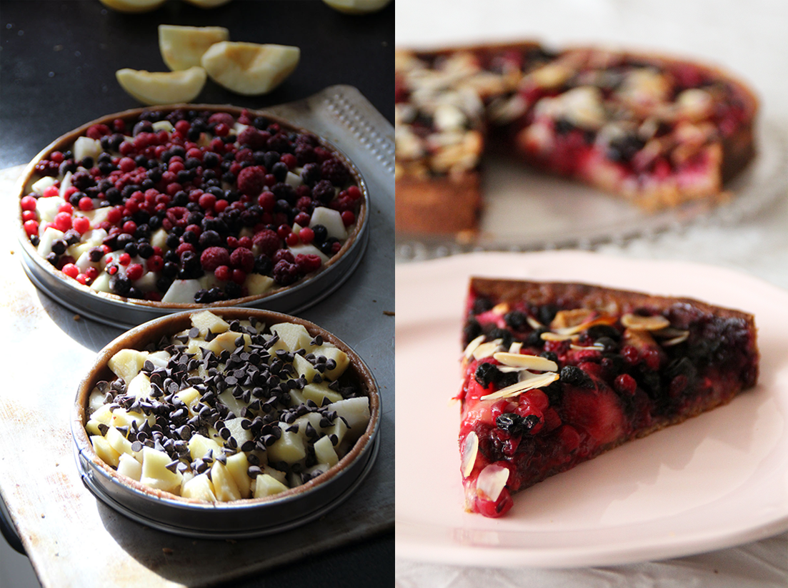 R ve De Gourmandises Tarte Pommes Poires Et Fruits Rouges Tarte 