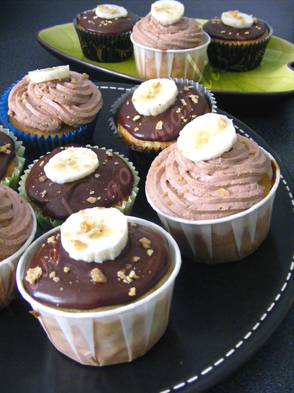 Rêve de gourmandises » Muffins (ou cupcakes) banane, chocolat & beurre